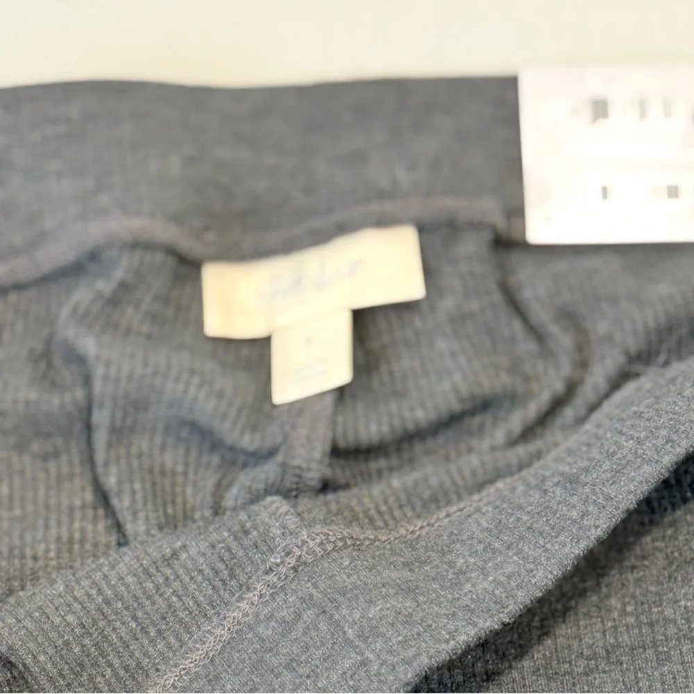π Style & Co Ribbed Leggings Charcoal Heather Large Super Soft Mid-Rise Stretch - Picture 16 of 16